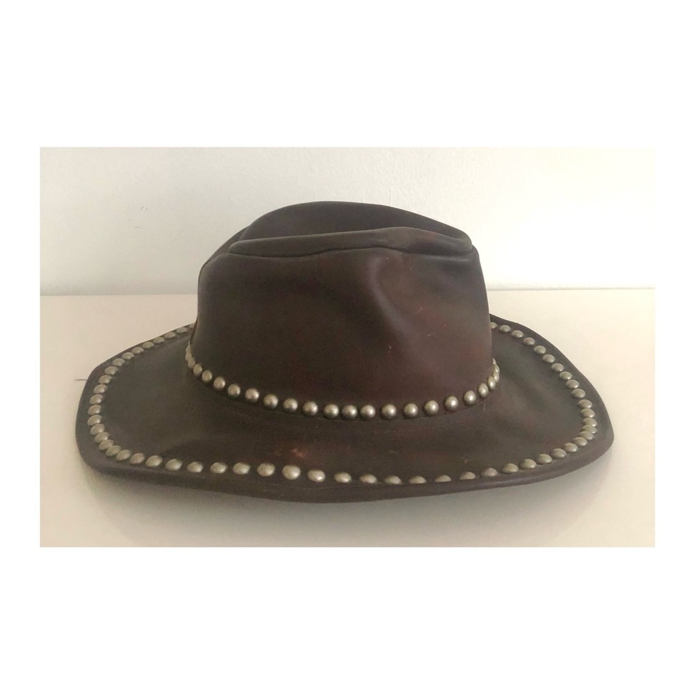 SOLD - Vintage Leather Studded Women’s / Child’s Western Cowboy Hat